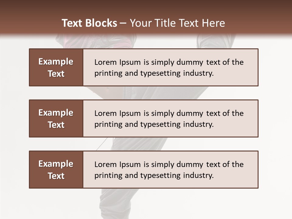 Fitness Woman Dance PowerPoint Template