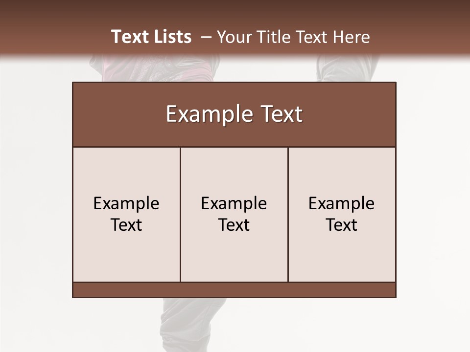 Fitness Woman Dance PowerPoint Template