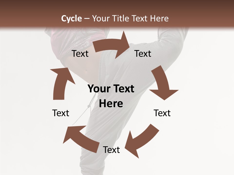 Fitness Woman Dance PowerPoint Template