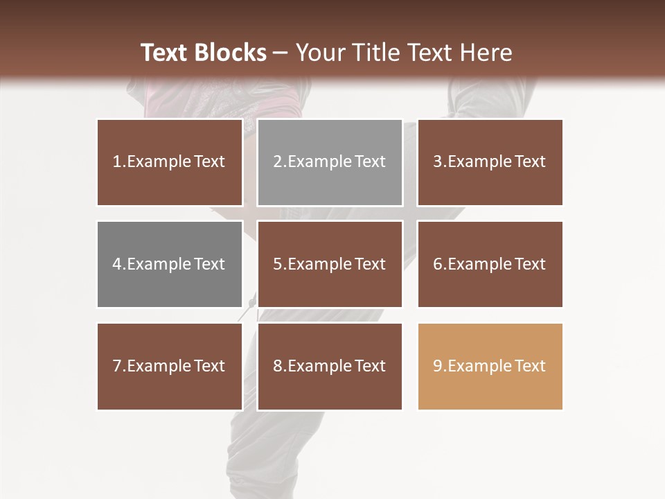 Fitness Woman Dance PowerPoint Template