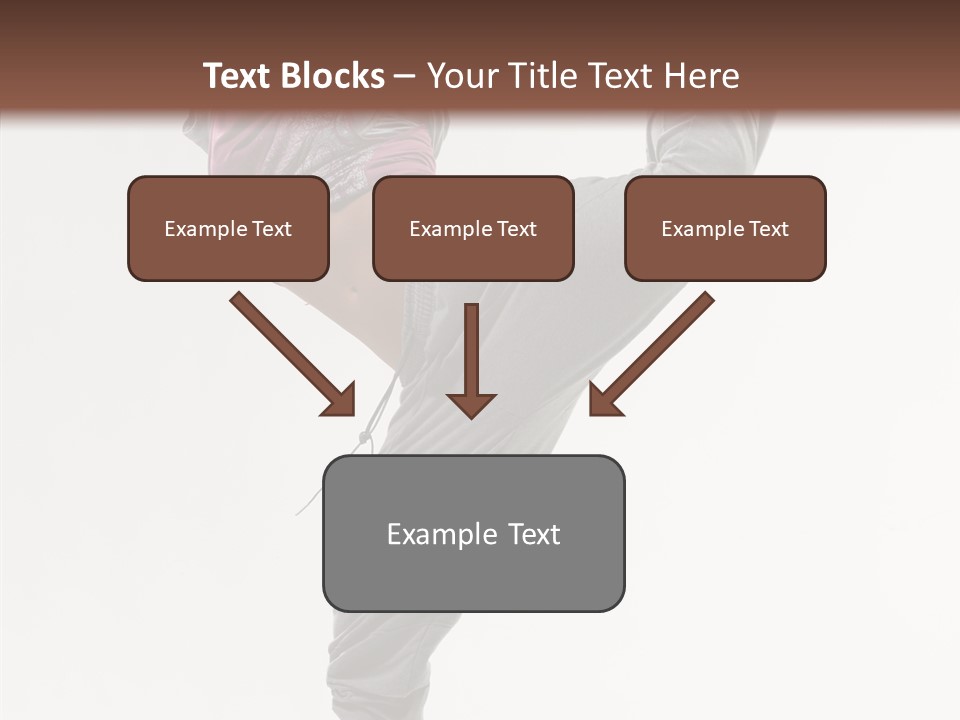 Fitness Woman Dance PowerPoint Template