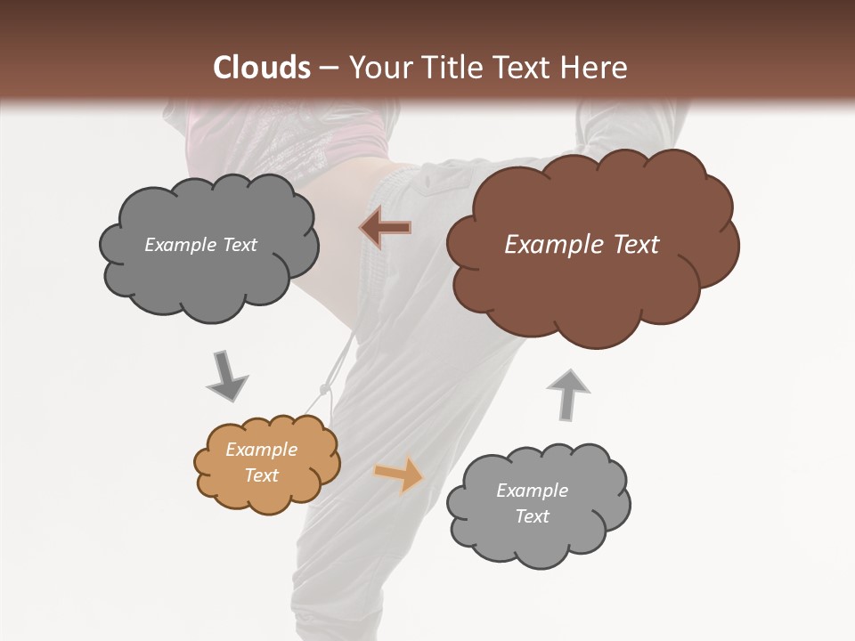 Fitness Woman Dance PowerPoint Template