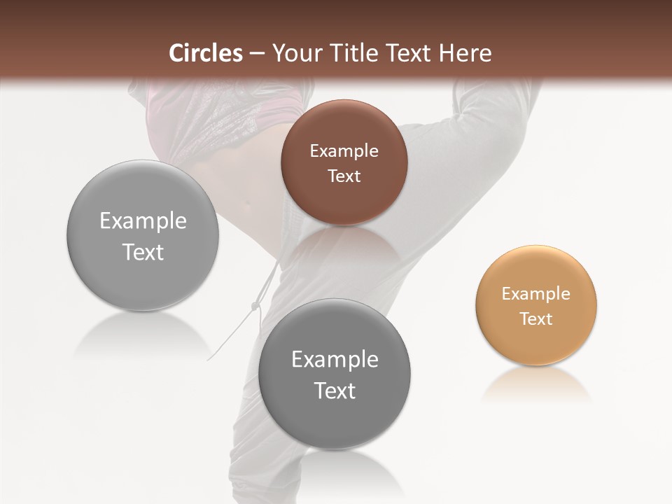 Fitness Woman Dance PowerPoint Template