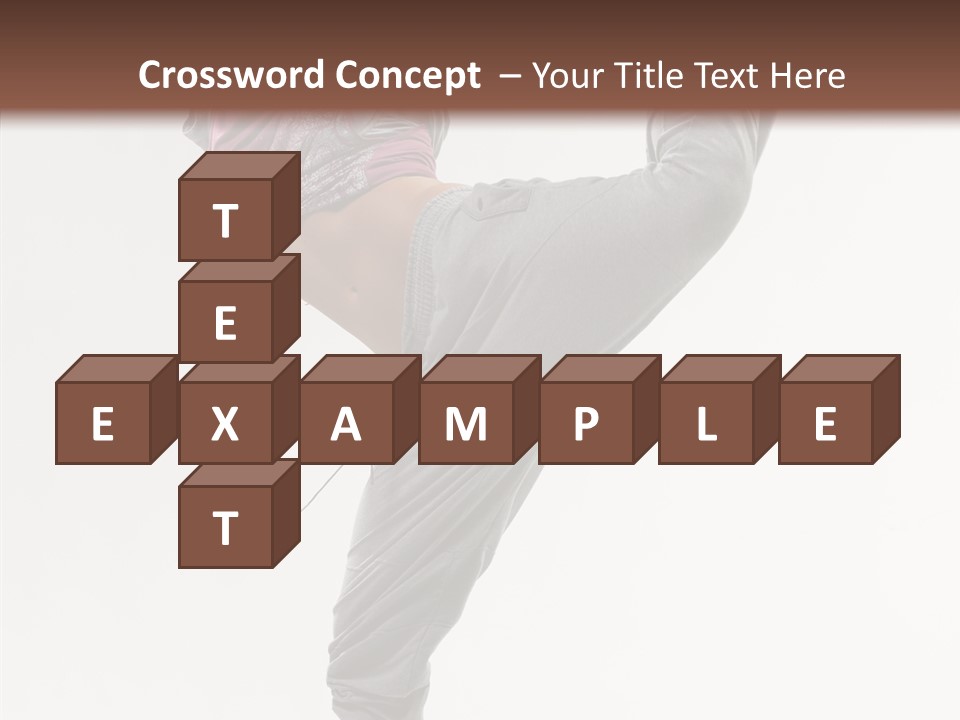 Fitness Woman Dance PowerPoint Template