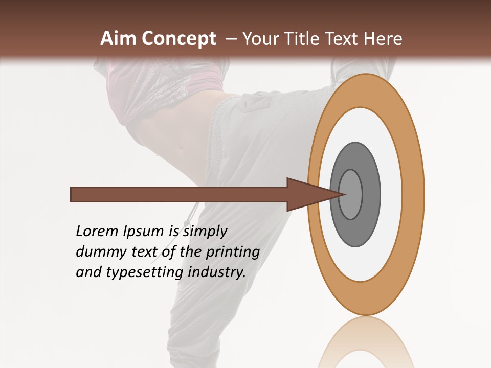 Fitness Woman Dance PowerPoint Template