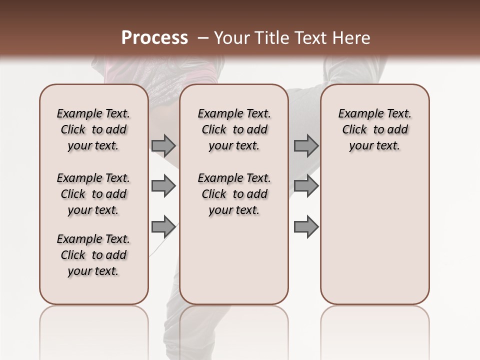 Fitness Woman Dance PowerPoint Template