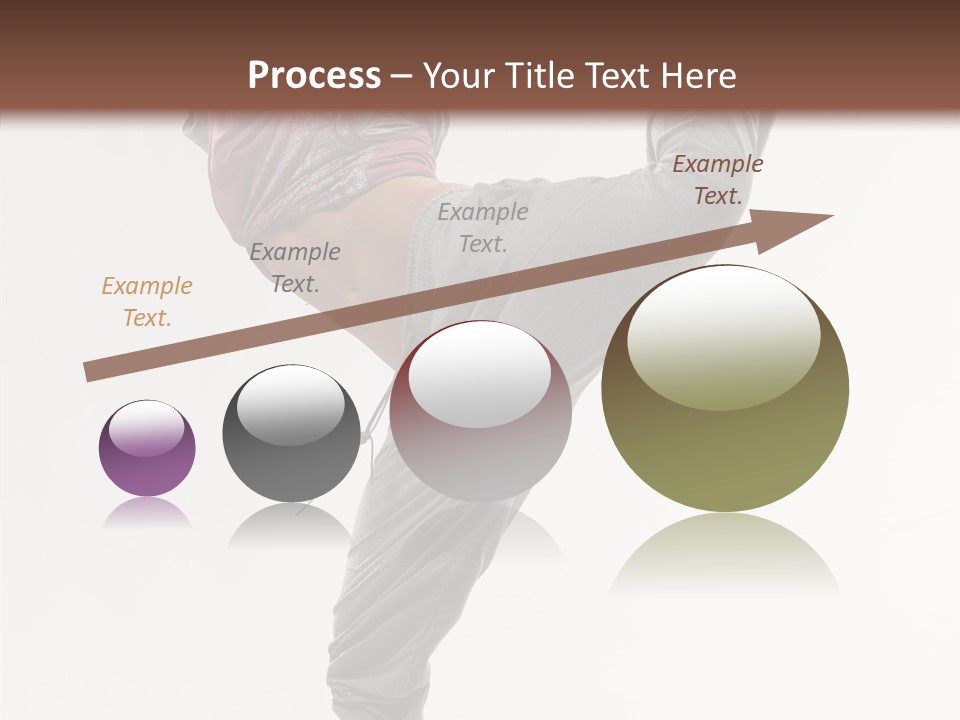 Fitness Woman Dance PowerPoint Template