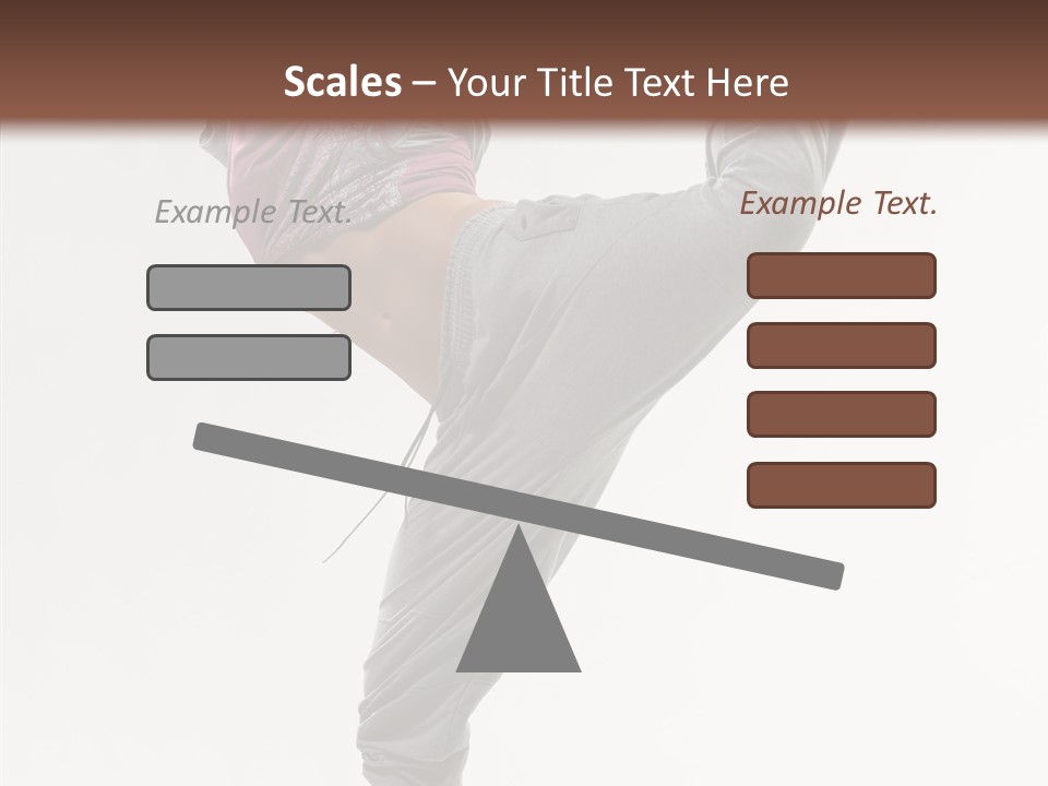 Fitness Woman Dance PowerPoint Template