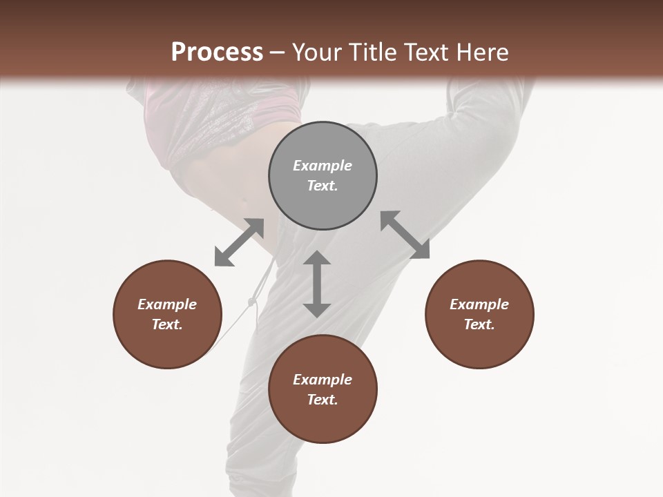 Fitness Woman Dance PowerPoint Template