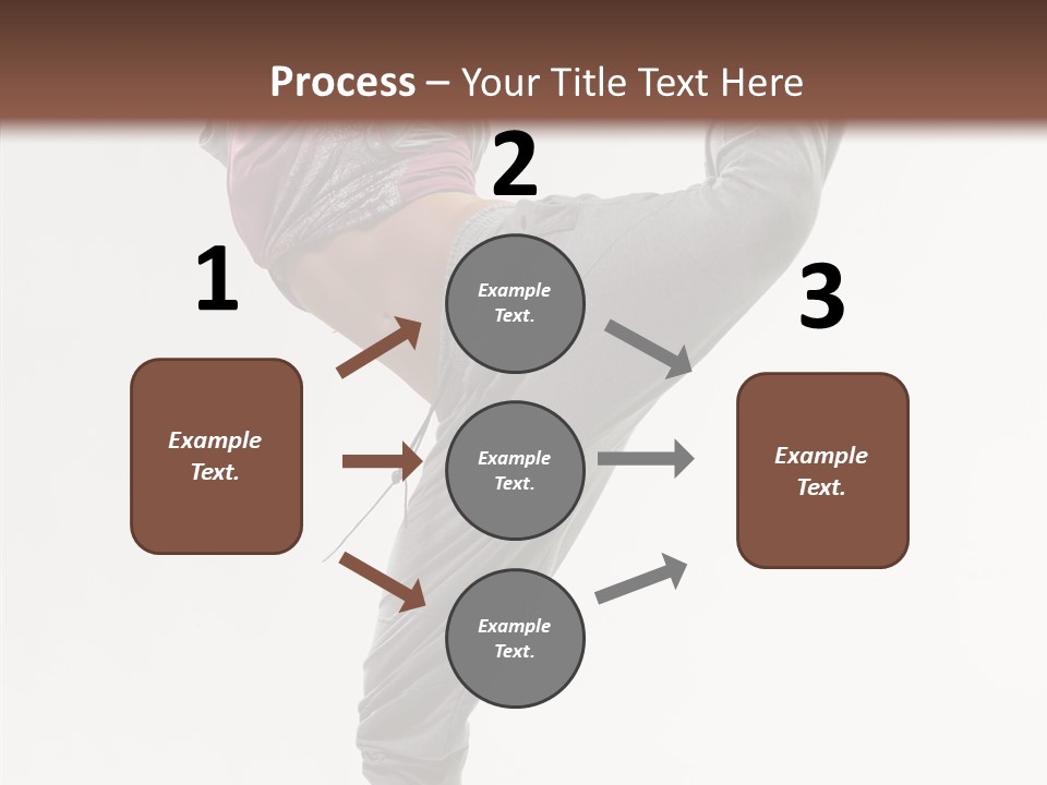 Fitness Woman Dance PowerPoint Template