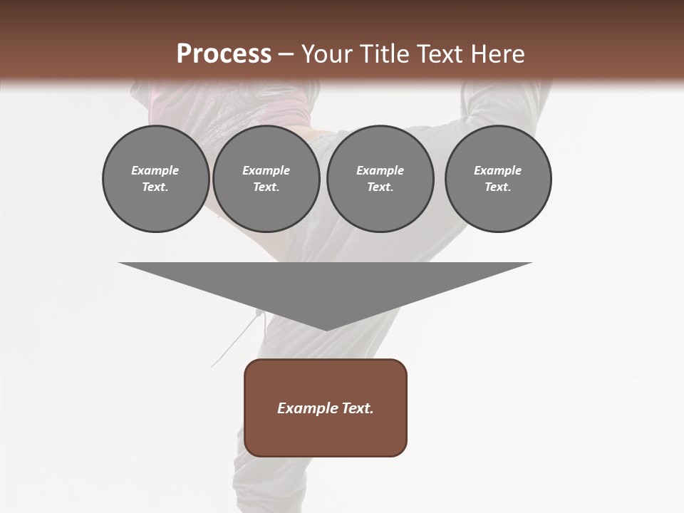 Fitness Woman Dance PowerPoint Template