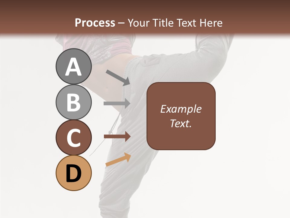 Fitness Woman Dance PowerPoint Template