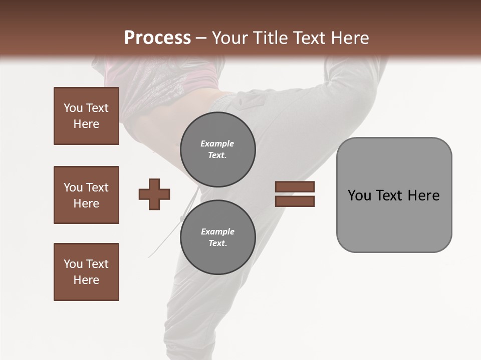 Fitness Woman Dance PowerPoint Template