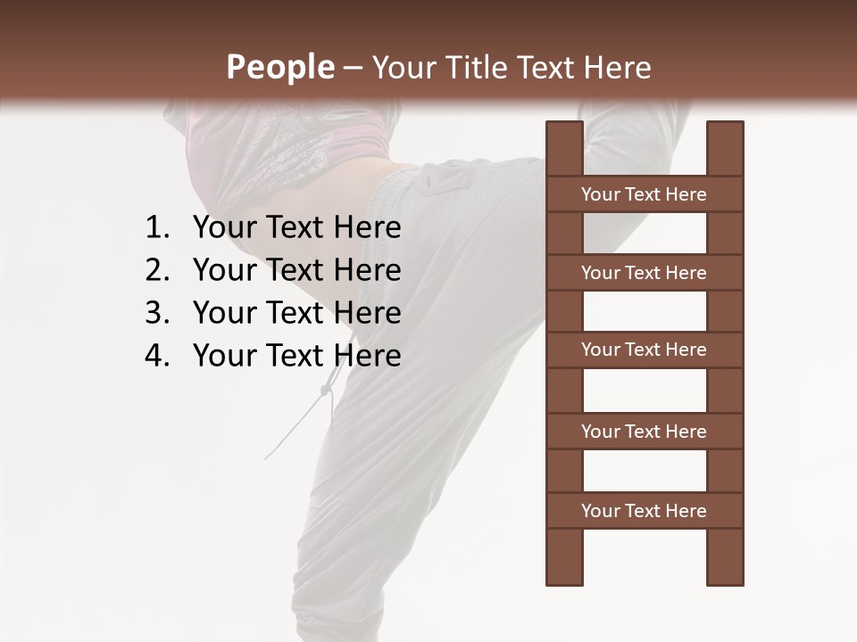 Fitness Woman Dance PowerPoint Template