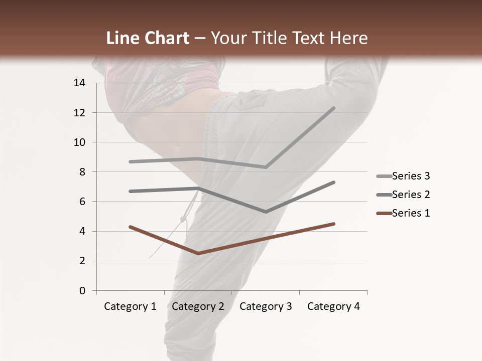 Fitness Woman Dance PowerPoint Template