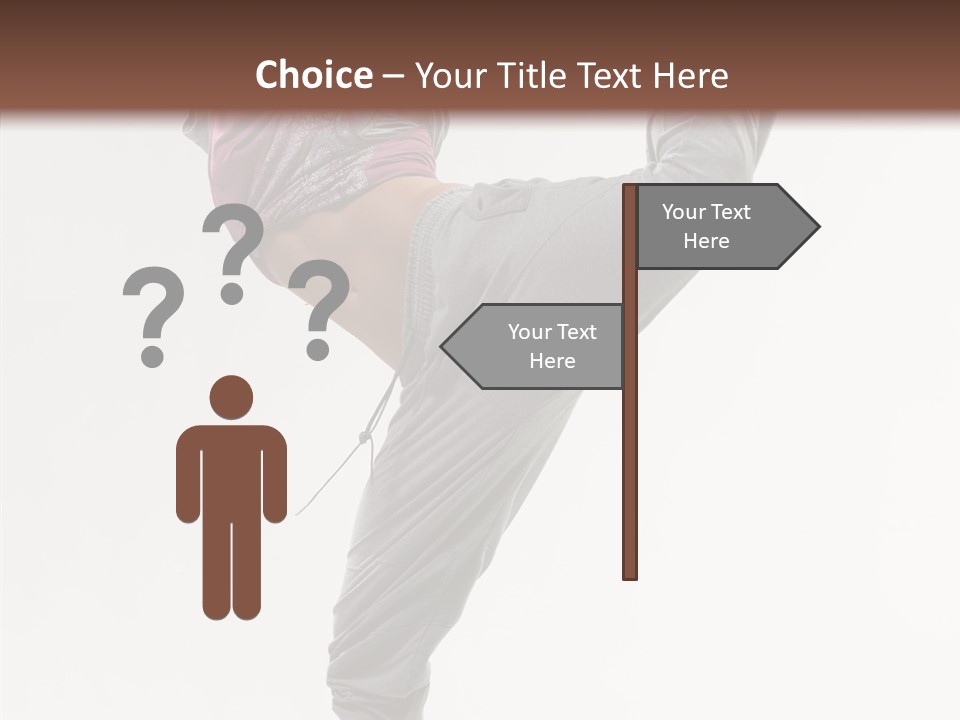 Fitness Woman Dance PowerPoint Template