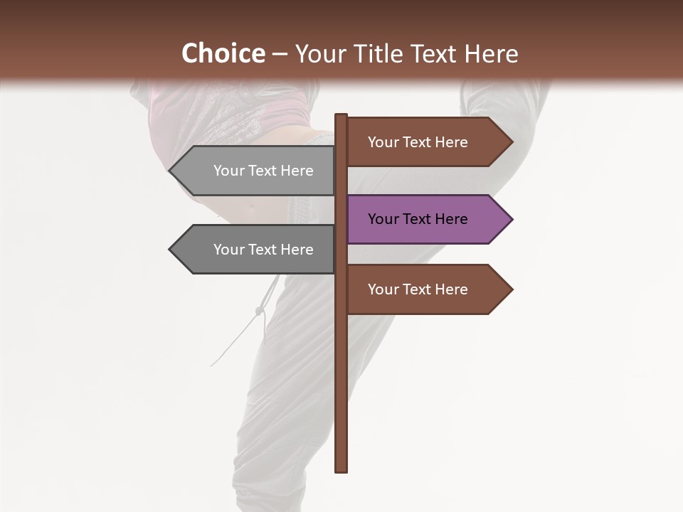 Fitness Woman Dance PowerPoint Template