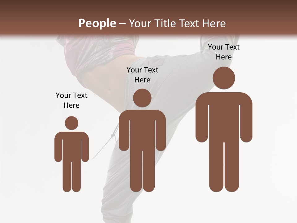 Fitness Woman Dance PowerPoint Template