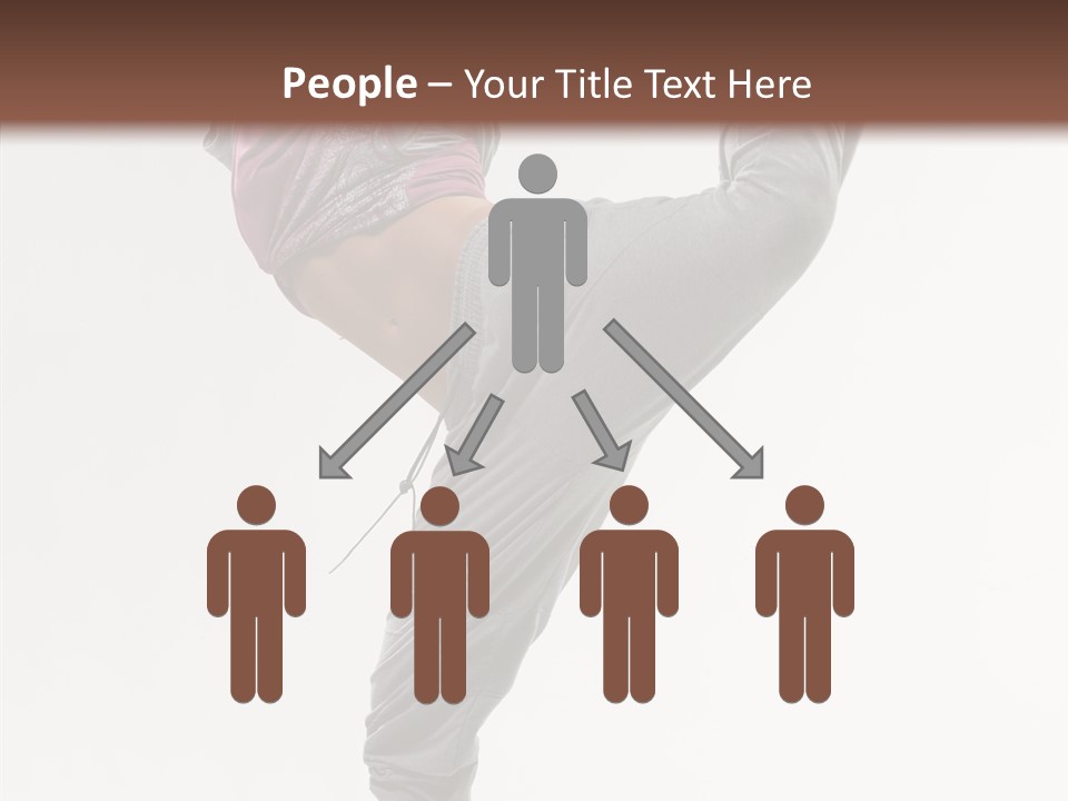 Fitness Woman Dance PowerPoint Template