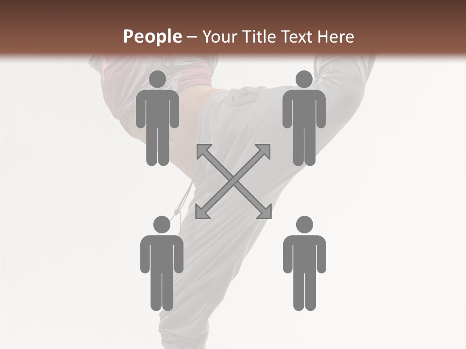 Fitness Woman Dance PowerPoint Template