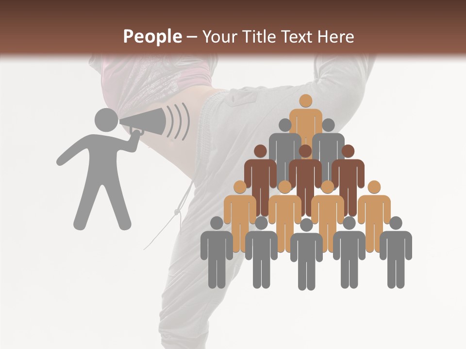 Fitness Woman Dance PowerPoint Template