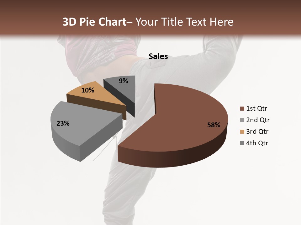 Fitness Woman Dance PowerPoint Template