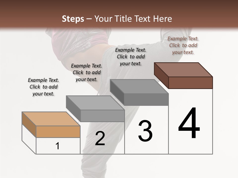 Fitness Woman Dance PowerPoint Template