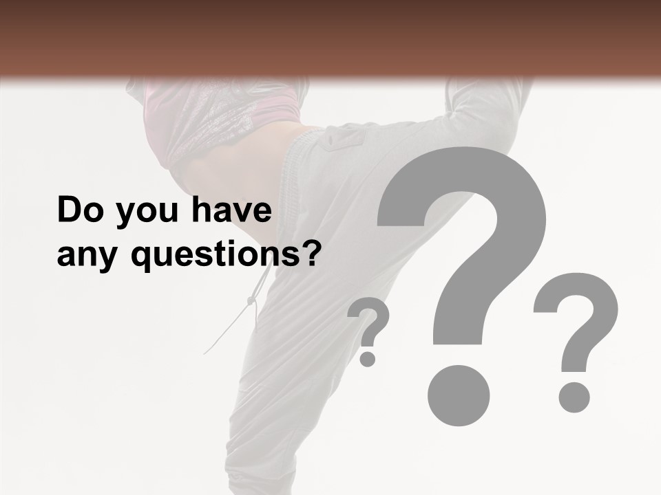 Fitness Woman Dance PowerPoint Template