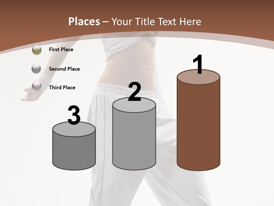 Young Girl Performance PowerPoint Template