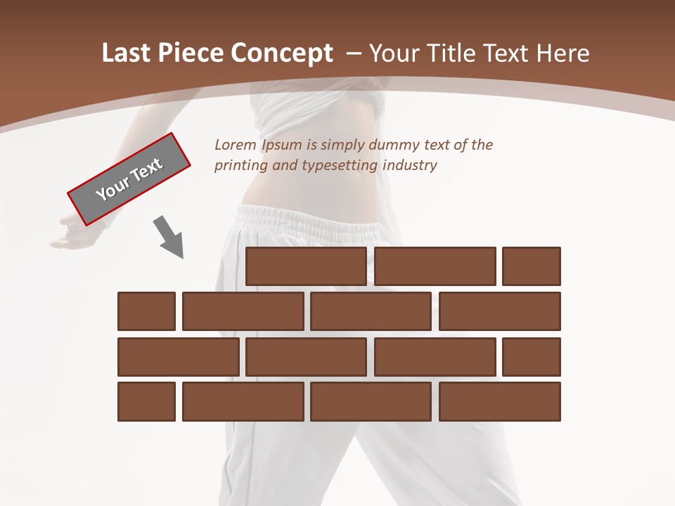 Young Girl Performance PowerPoint Template