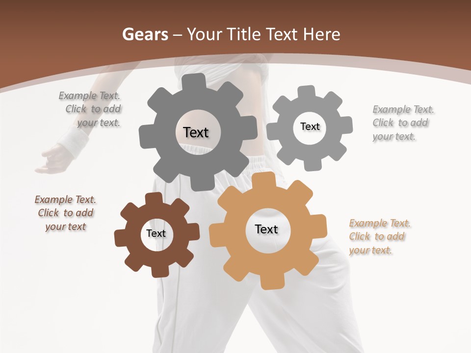 Young Girl Performance PowerPoint Template