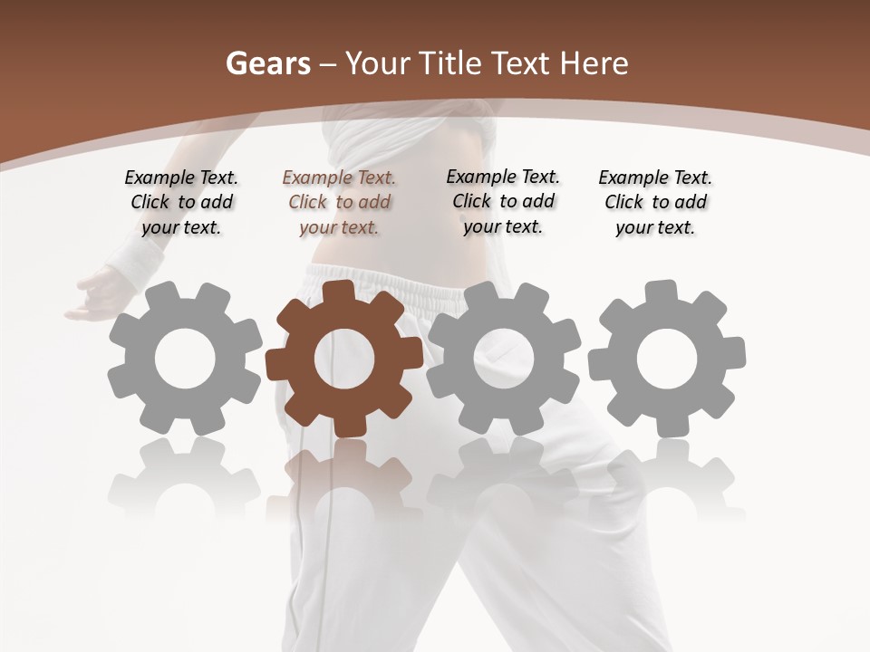 Young Girl Performance PowerPoint Template