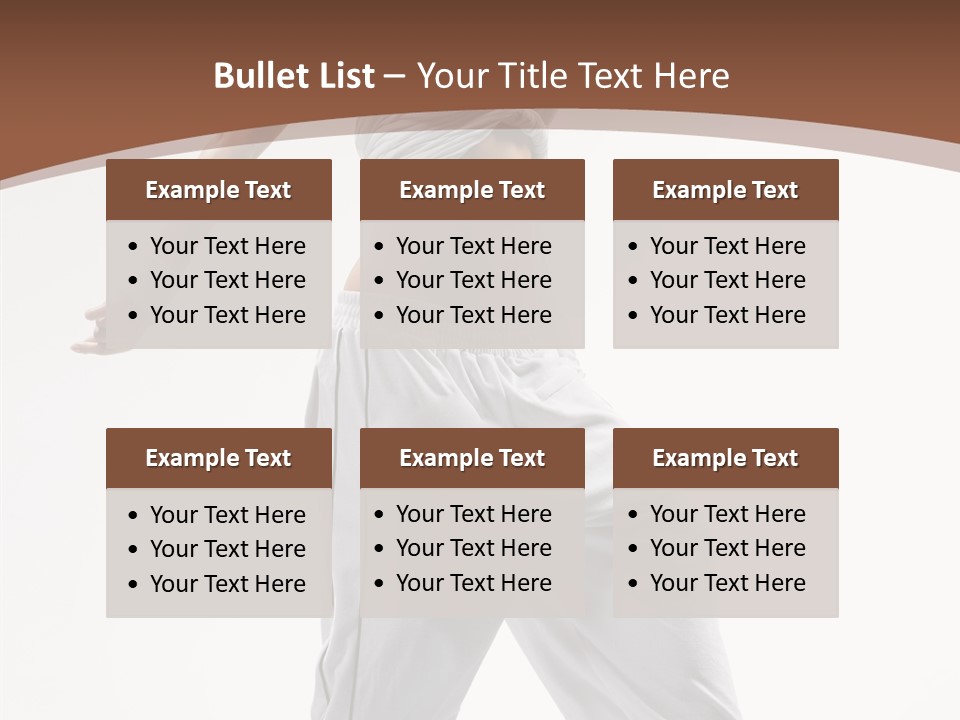 Young Girl Performance PowerPoint Template