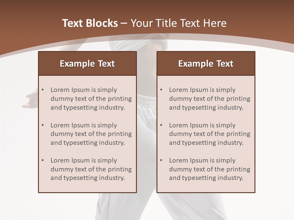 Young Girl Performance PowerPoint Template