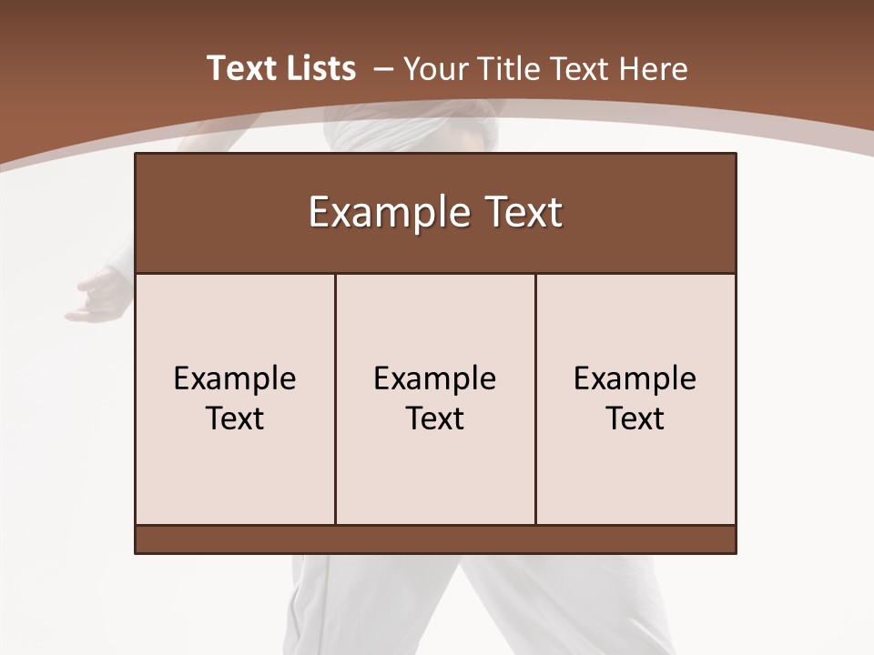 Young Girl Performance PowerPoint Template