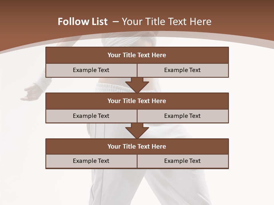 Young Girl Performance PowerPoint Template