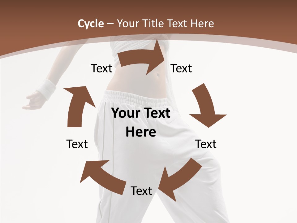 Young Girl Performance PowerPoint Template