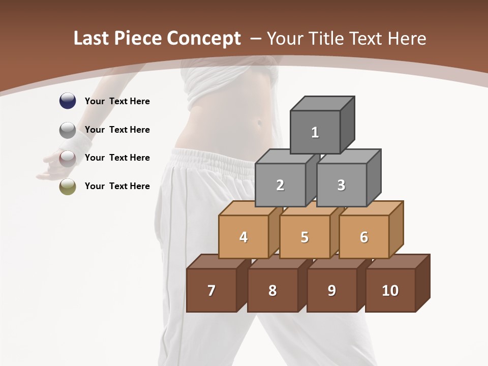 Young Girl Performance PowerPoint Template