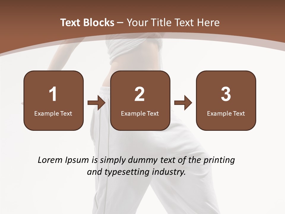 Young Girl Performance PowerPoint Template