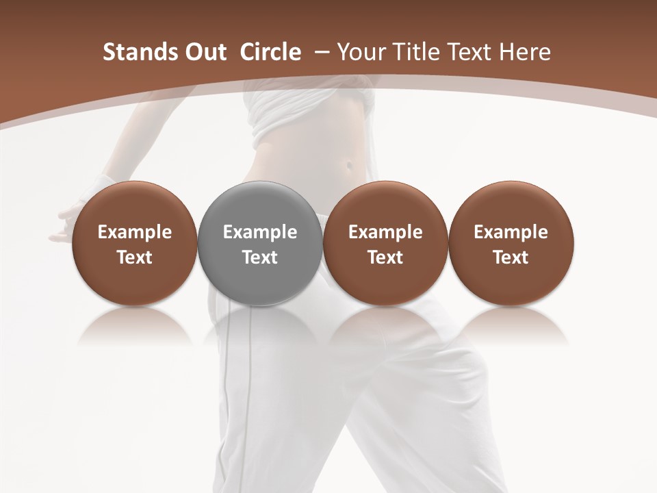 Young Girl Performance PowerPoint Template