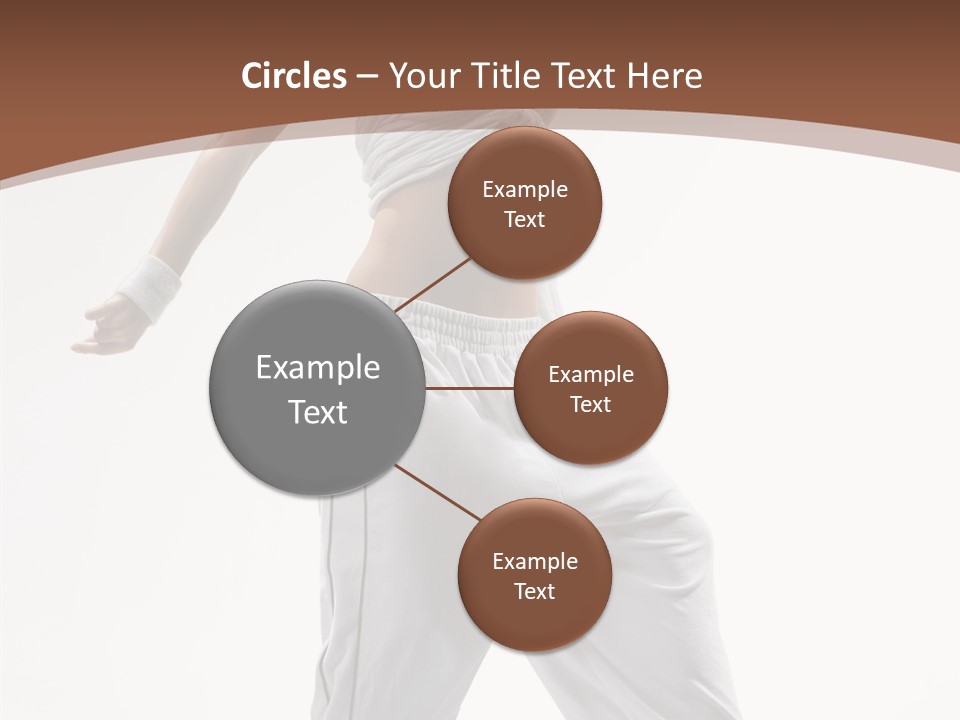 Young Girl Performance PowerPoint Template