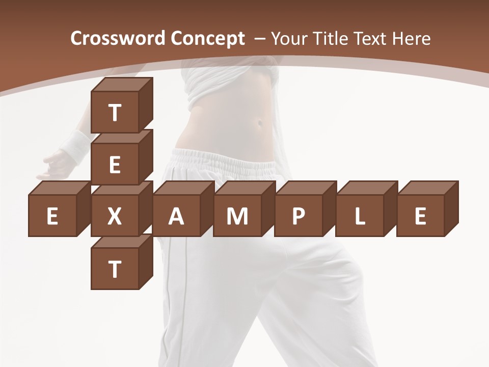 Young Girl Performance PowerPoint Template