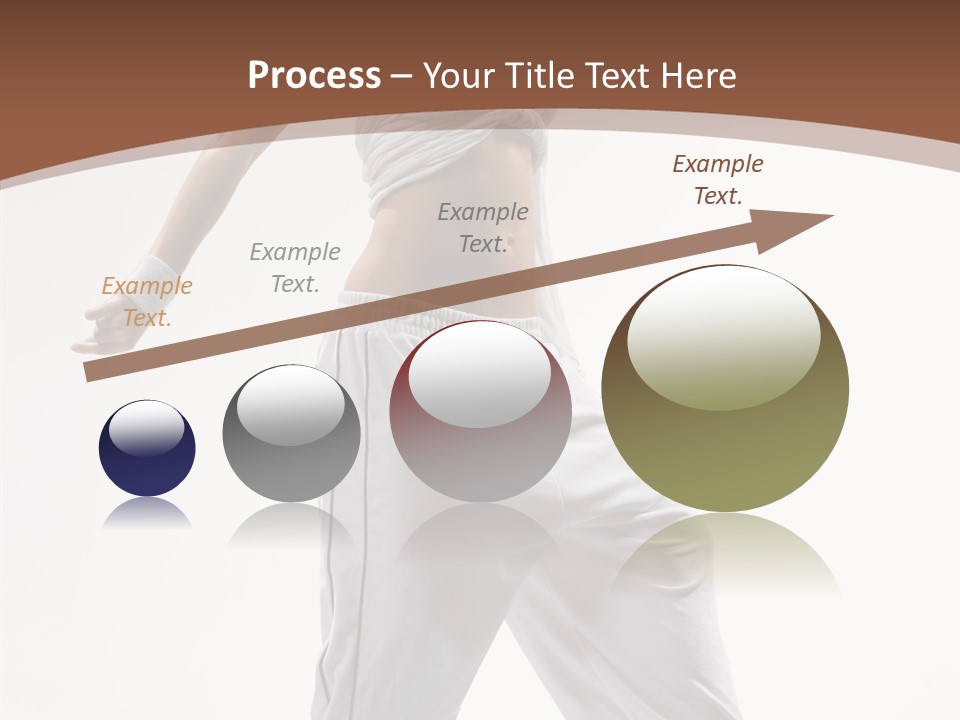 Young Girl Performance PowerPoint Template