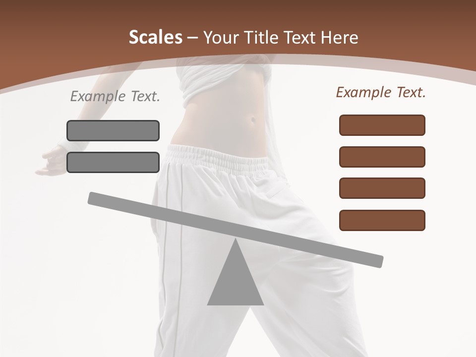 Young Girl Performance PowerPoint Template