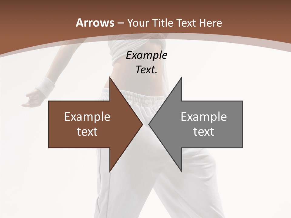 Young Girl Performance PowerPoint Template