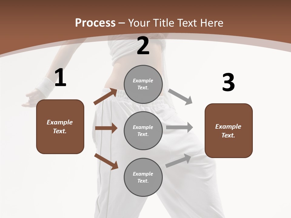 Young Girl Performance PowerPoint Template