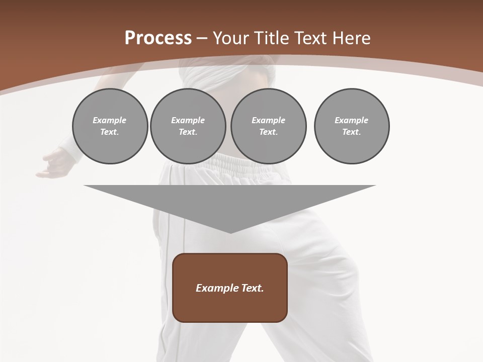 Young Girl Performance PowerPoint Template