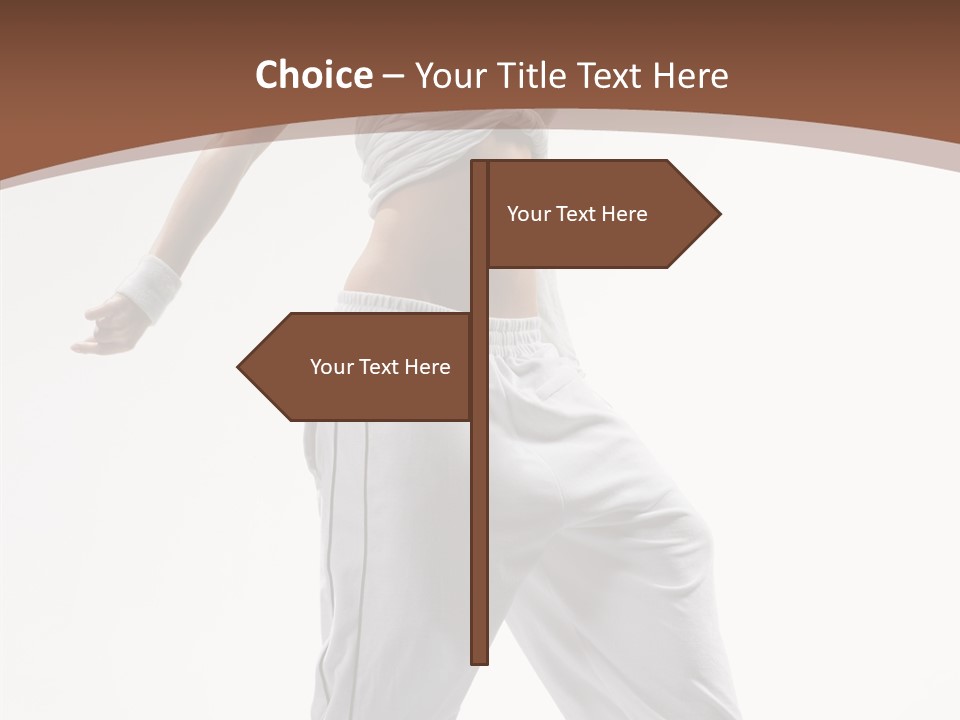 Young Girl Performance PowerPoint Template