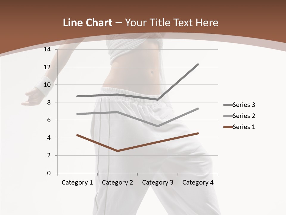 Young Girl Performance PowerPoint Template