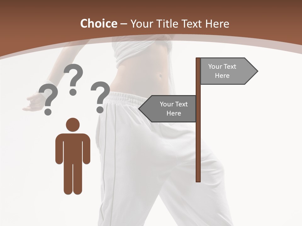 Young Girl Performance PowerPoint Template